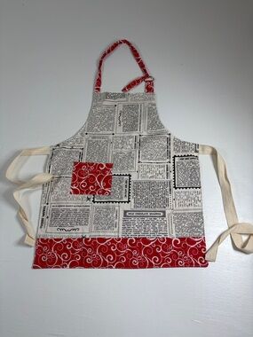 Handmade child’s apron for cooking or baking